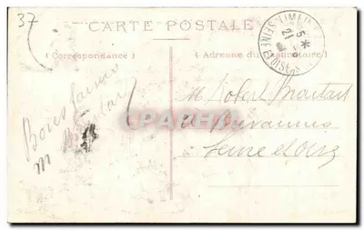 Amboise — Zamek, widok na fosy — wydawca MM. — Rewers