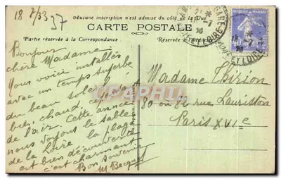 Amboise (Indre-et-Loire) — Zamok, Klasztor Świętego Huberta i Ogólny widok — A.P. — Rewers