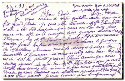 Róże — fotografia czarno-biała — Léo Paris 5462 — Rewers
