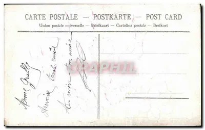 Bilhete postal antigo Envon D'un Coeur Ami Fleurs — Verso