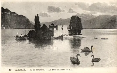 Clarens — Ilha de Salagnon — La Dent du Midi — LL.