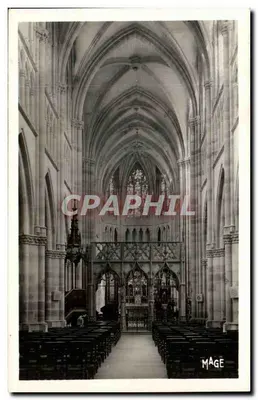 Interior da basílica — Environs de Châlons-sur-Marne — Editor G. Réant, Paris