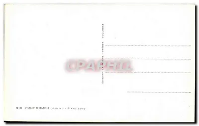 Font-Romeu — Long Pond — Éditions Lauche-Toulouse — Back