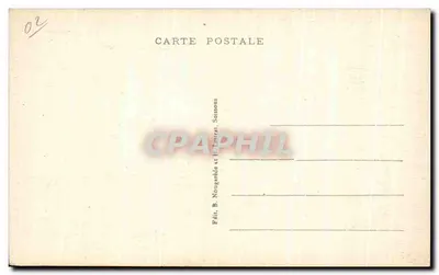 Catedral de SOISSONS — Ambulatório do lado sul — Editor B. Nougardet e Filhos, Soissons — Verso