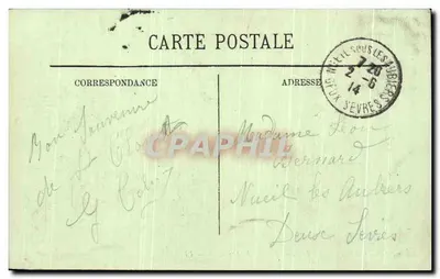 Saint-Cloud — Park — Widok na Trocadéro — LL. — N°55 — Rewers