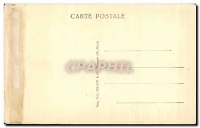 Gérardmer — Crepúsculo — Editor Braun & Cie, Darmach — Reverso