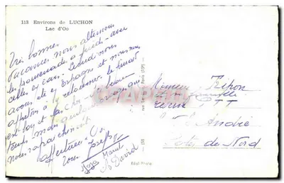 Okręgi LUCHON — Jezioro Oo — wydawca Cap — Rewers