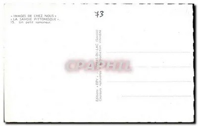 Un pequeño ramoneur — Savoie — Ediciones Edy — Reverso