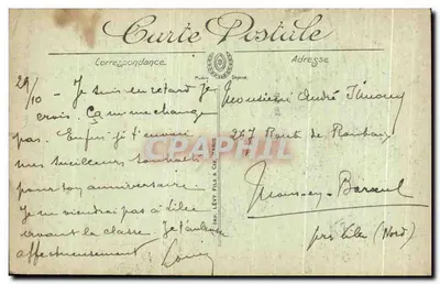 Versailles — O Grande Trianon — O Péristilo — Editor Lévy Fils & Cie, n° 293 — Verso