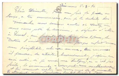 Paisagem invernal — casa e árvore branca sob a neve — n°767/3 — Verso