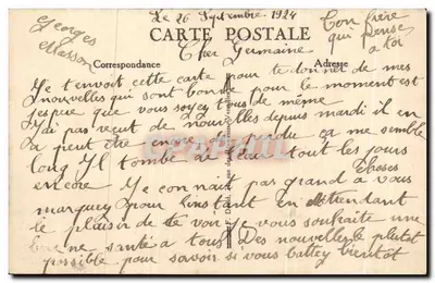 Versailles — Galerij van de Slagen — Uitgever B.D. n°41 — Achterkant