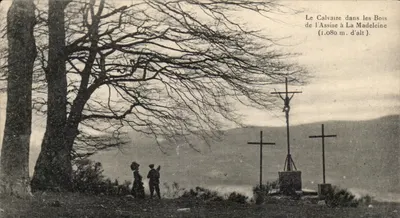 El Calvario en los Bosques de l'Assise en La Madeleine (1.080 m. de alt.) — editor no visible