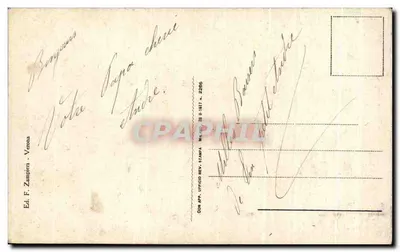 Verona - Ponte Pietra - Castel S. Pietro — Ed. F. Zampieri, n° 2286 — Verso
