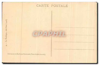Bazylika Narodowa — strona południowa — Édition de la Basilique Nationale (1925) — Rewers