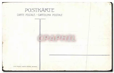 Bilhete postal antigo Aareschlucht Meyringen — Verso