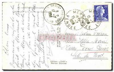 Paisagem fluvial — passeio de barco — Éditions Gaby, n° 15 — Verso