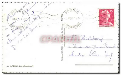 Pornic — Vista panorâmica — Éditions Nozaïs, n°46 — Verso