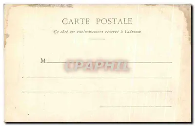 Bilhete postal antigo Beaucaire La Croix Couverte — Verso