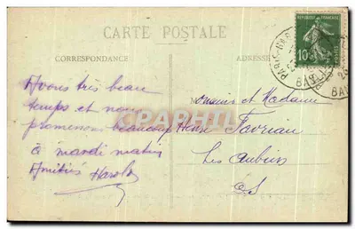 Palais des Beaux-Arts of Grand Palais — Avenue Nicolas II — F. F. Paris — Achterkant