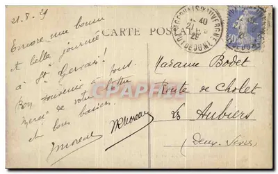 Castillo de Chouvigny — Vestigio de la feudalidad en la valle de la Sicoule — Auvergne, 28 — Reverso