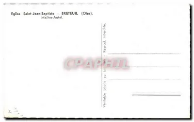 Cruzifixo — Igreja de São João Batista — Breteuil (Oise) — Verso