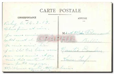 Vichy - Terrasa Kasyna — n°619 — Rewers