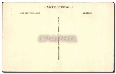 Vichy — O Novo Square e a Galeria Napoléon — Estabelecimentos Mouvrière, Marselha — Verso