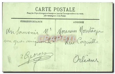 Montargis — O Castelo e o Canal — LL. — Verso