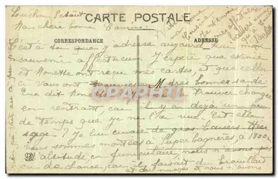 Luchon — Wieża Castelvieu i Fundusz Lys — Pireneje (1. seria) — Fototyp Lasbuche, Thérèse Vézelay — Rewers