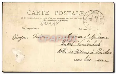 Châtellerault — Giardino Pubblico — M.T. 149 — Verso