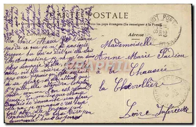 Nevers — Capela da Visitação — Editor não identificado, número de série não visível — Verso