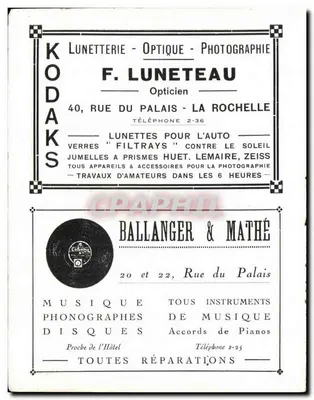Katedra — Rue du Palais — Fotografia G. Mallet — Rewers
