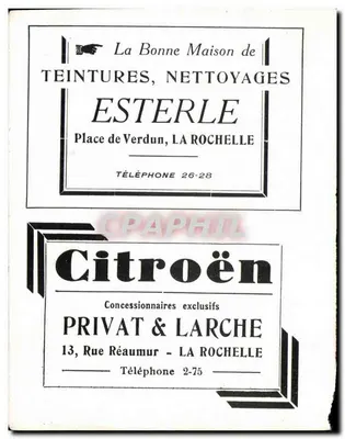 Casa Nicolas-Venette — Foto G. Mallet — La Rochelle — Verso