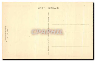 Basilika von Lisieux — Im Bau — Edition C.B.S.T., Lisieux — Rückseite