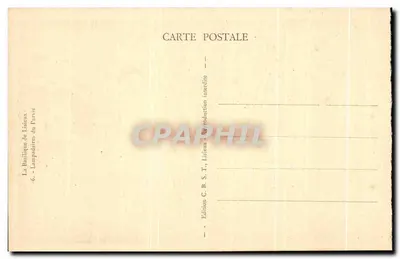 लैंपोड़े लिसियूस के बेसिलिका — संस्करण C. B. S. T., लिसियूस, फ्रांस — पीछे