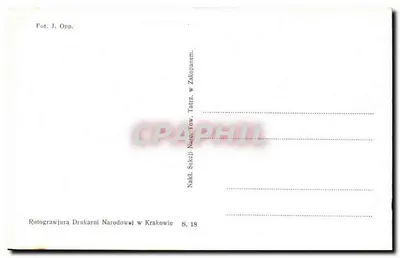 Tatras — Hala Gaśienicowa — Fot. J. Opp. / Nakt. Sekcji Narodowej w Krakowie, S. 18 — Verso