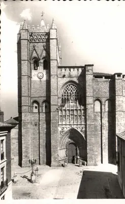 Catedral de Barcelona — Fachada principal — Edições Carreras Barcelona, n°20