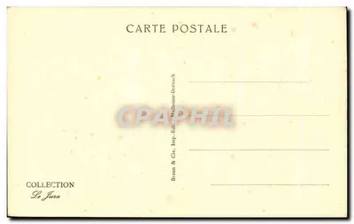 Besançon-les-Bains — Wariacje — Kursaal — wydawca Braun & Cie, Mulhouse-Dornach — Rewers