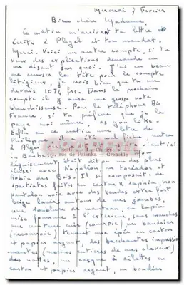 Le Cornafion — Entorno de Villard de Lans — 1081 — Reverso