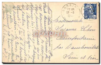 ऑटून के सेंट-एतिएन कैथेड्रल — युद्ध से पहले और बाद में — फोटो-एडिशन एम. लेकोक — पीछे