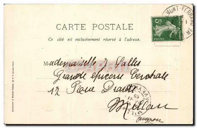 Clermont-Ferrand — Cloître & Autel de N.-D. de Toute-Consolation — Ursulines — Verso