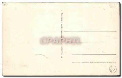 Biarritz - De Rocher de la Vierge en de brug — uitgever: C. P. A. Photomane de Strasbourg, n° 40 — Achterkant