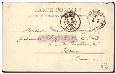 Il Giardino Pubblico — Clermont-Ferrand — editore R.&J.D. n°10875.D.12 — Verso