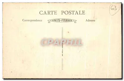 Clermont-Ferrand — Visão geral tirada da Catedral, e estátua de N.-D. do Retorno em cobre repuxado por Zægger (1873). — Edição de Lucie G. Gudat — Olléche n° 106 — Verso