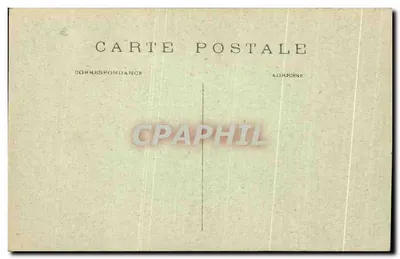 Clermont-Ferrand — Estado-Maior do 13º Corpo de Exército — L'Huillier, Paris — Verso