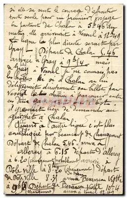Clermont-Ferrand — szczegóły katedry (Wieża Bayette i Najświętsza Panienka z Powrotem) — E. A. — nr 1002 — Rewers