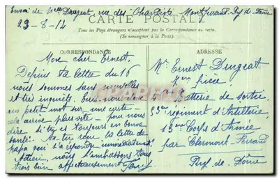 Clermont-Ferrand — Źródło petryfikacyjne — Naturalny most Saint-Alyre — LL — Rewers