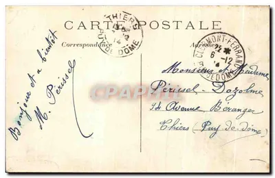 Ogród Lecoq — Clermont-Ferrand — L’Hirondelle, wydawca — Rewers
