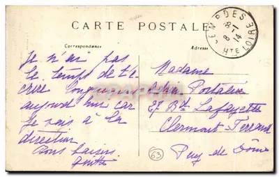Biblis pleure — Clermont-Ferrand (P.-de-D.) — autorstwa Camus — Rewers