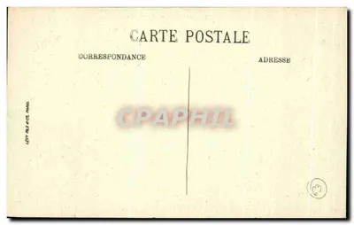 Clermont-Ferrand — Cour do Hotel de Ville e Estátua de Domas — Arvernia, n°411 — Verso